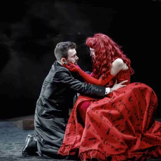 Mizantrop - zdjęcie ze spektaklu.