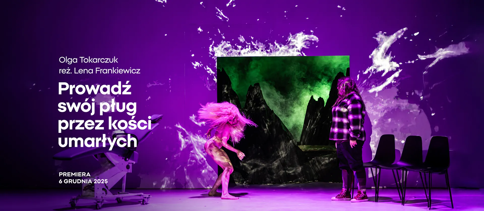 zdjęcie ze spektaklu „Prowadź swój pług przez kości umarłych”