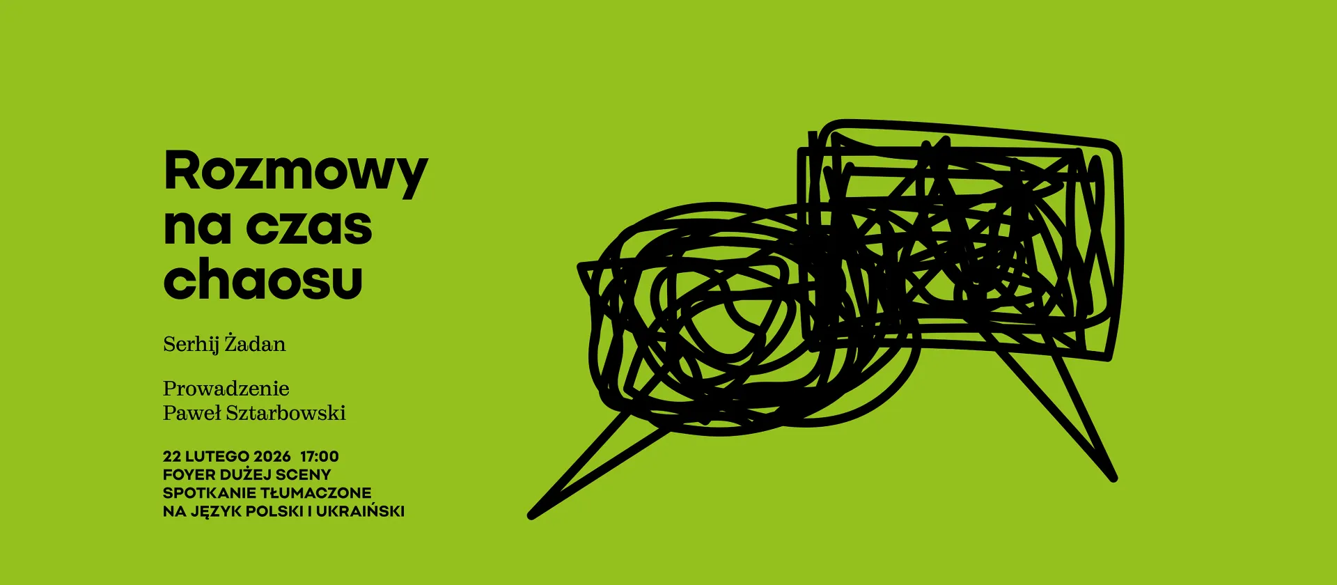 grafika rozmowy na czas chaosu - Serhij Żadan