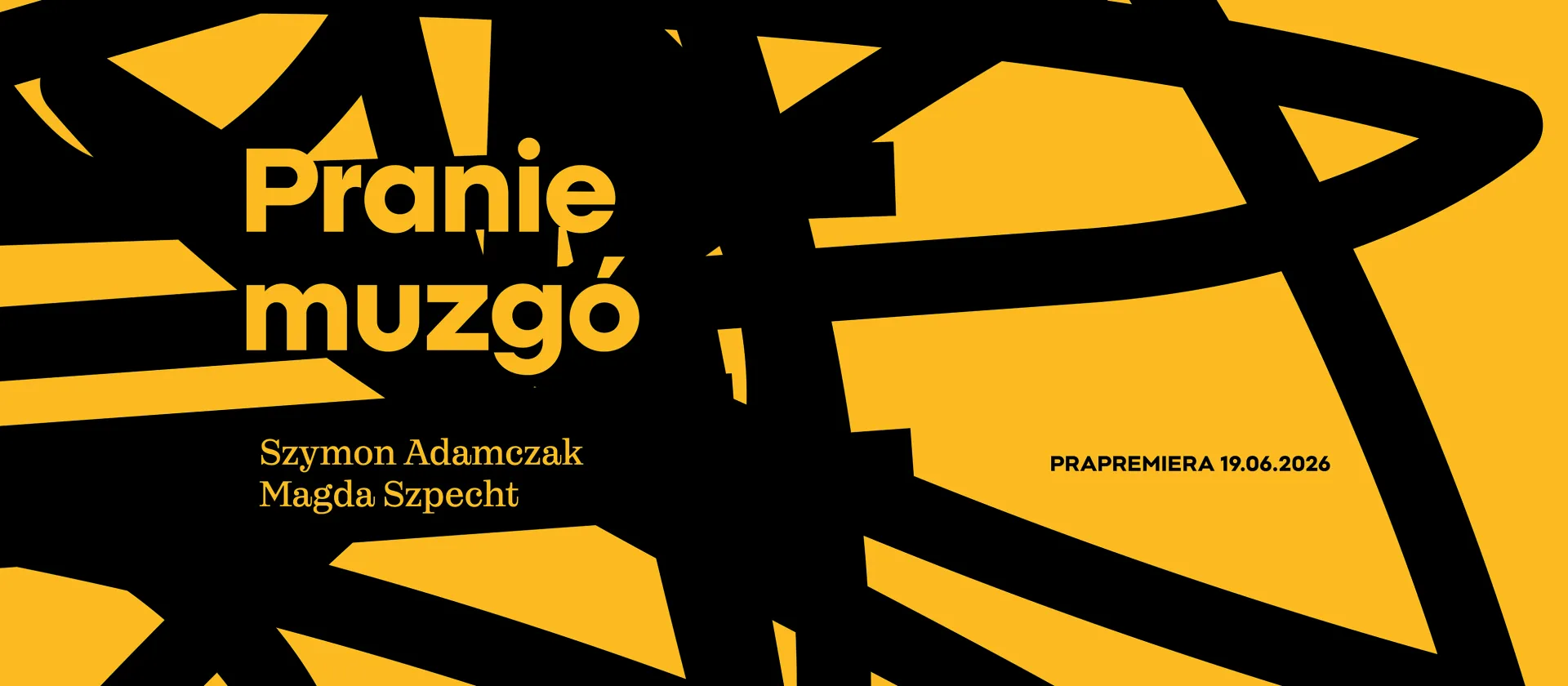 grafika do spektaklu „Pranie muzgó”