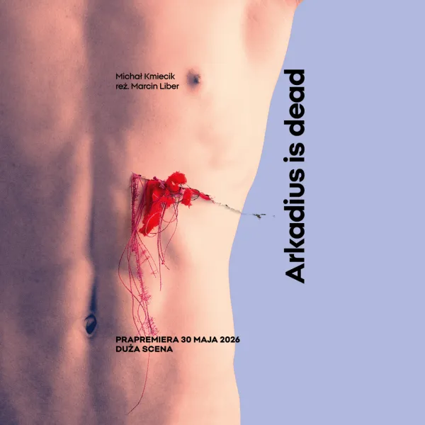 grafika do spektaklu Arkadius is dead