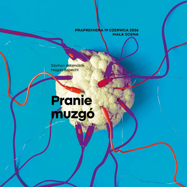 grafika na podstawie plakatu przedstawienia Pranie Muzgó
