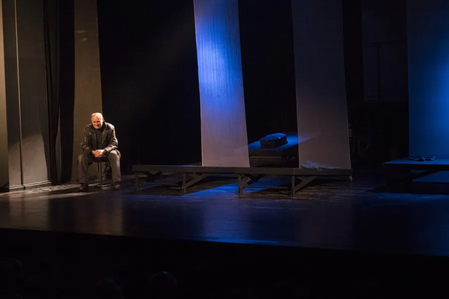 Aszkenazy, menel z Łodzi | MCK Bełchatów | fot. Marcin Nowak