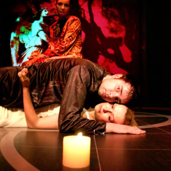 zdjęcie ze spektaklu Lew na ulicy, fot. Szymon Lenkowski