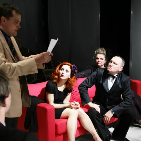 zdjęcie ze spektaklu Rewizor, fot. Ryszard Warcholiński 