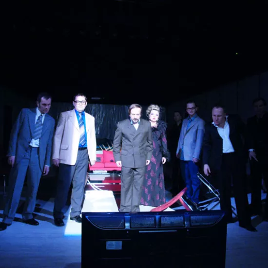 zdjęcie ze spektaklu Rewizor, fot. Ryszard Warcholiński 