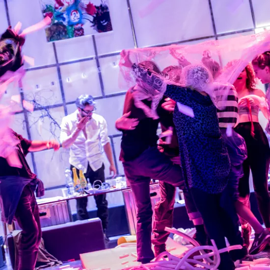 zdjęcie ze spektaklu Idioci, fot. Greg Noo-Wak 