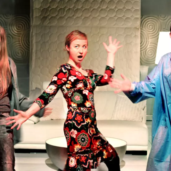 zdjęcie ze spektaklu Posprzątane, fot. Mariusz Grzegorzek