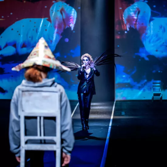 zdjęcie ze spektaklu Iwona, ksieżniczka Burgunda, fot. zdjęcie ze spektaklu Idioci, fot. Greg Noo-Wak 