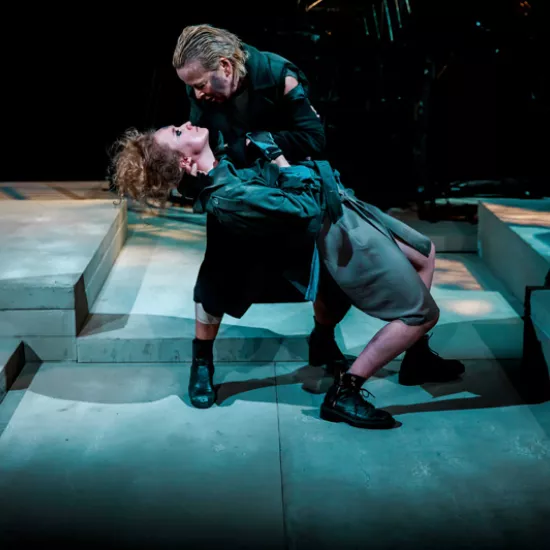 zdjęcie ze spektaklu Filoktet, fot. Krzysztof Bieliński