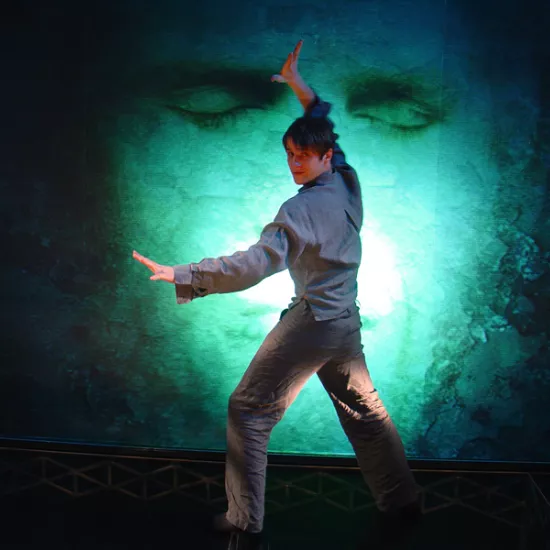 zdjęcie ze spektaklu Niżyński, fot. Sławomir Bergański