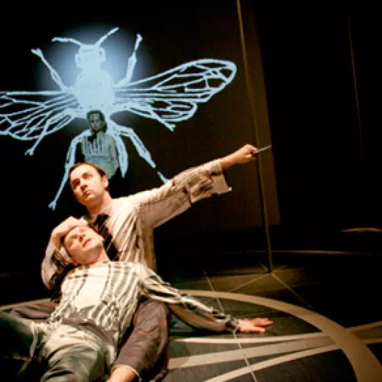 zdjęcie ze spektaklu Lew na ulicy, fot. Szymon Lenkowski