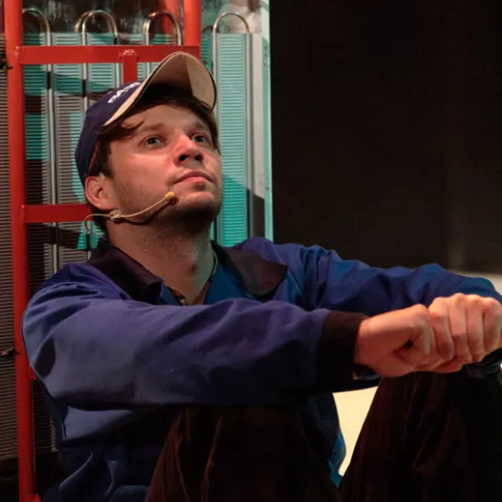 zdjęcie do spektaklu Listy na (nie)wyczerpanym papierze, fot. Andrzej Wencel