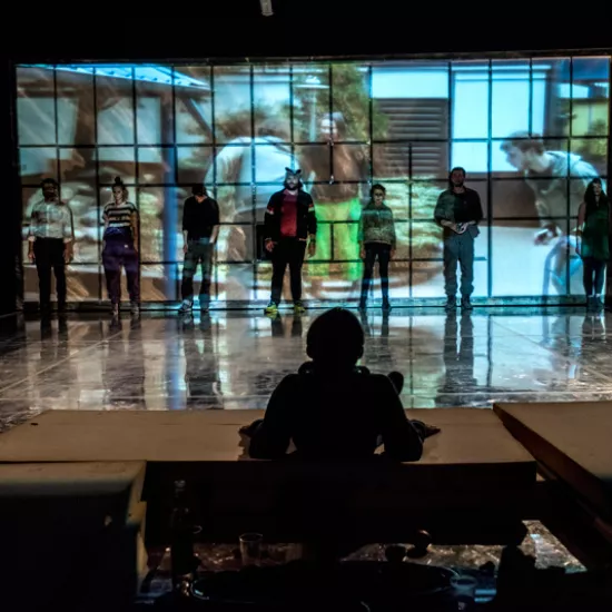 zdjęcie ze spektaklu Idioci, fot. Greg Noo-Wak 