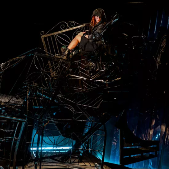 zdjęcie ze spektaklu Filoktet, fot. Krzysztof Bieliński