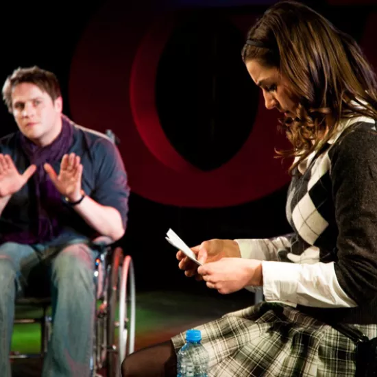 zdjęcie do spektaklu Survival, fot. Tomasz Kałużny