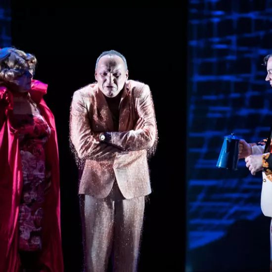 zdjęcie ze spektaklu Iwona, ksieżniczka Burgunda, fot. zdjęcie ze spektaklu Idioci, fot. Greg Noo-Wak 