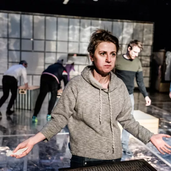 zdjęcie ze spektaklu Idioci, fot. Greg Noo-Wak 