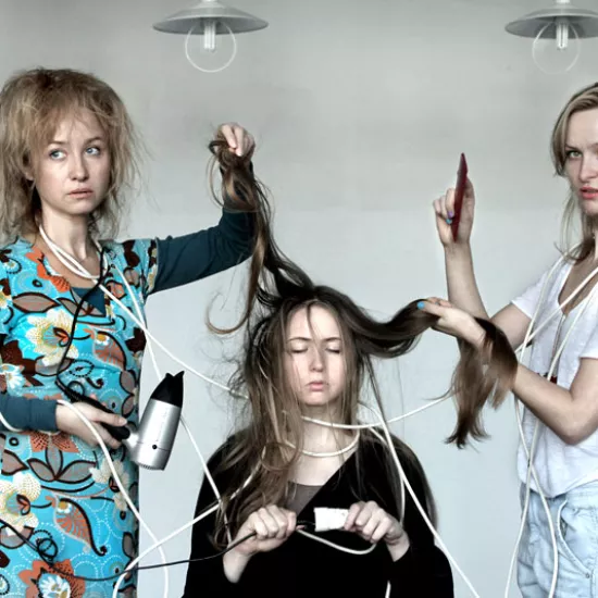 zdjęcie ze spektaklu Posprzątane, fot. Mariusz Grzegorzek