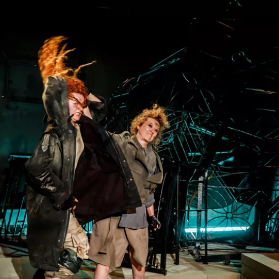 zdjęcie ze spektaklu Filoktet, fot. Krzysztof Bieliński