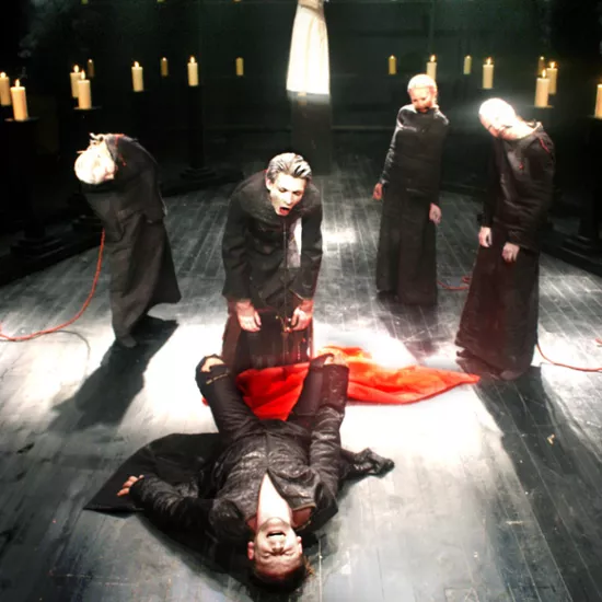 zdjęcie ze spektaklu Makbet, fot. Szymon Lenkowski, Tymoteusz Lekler