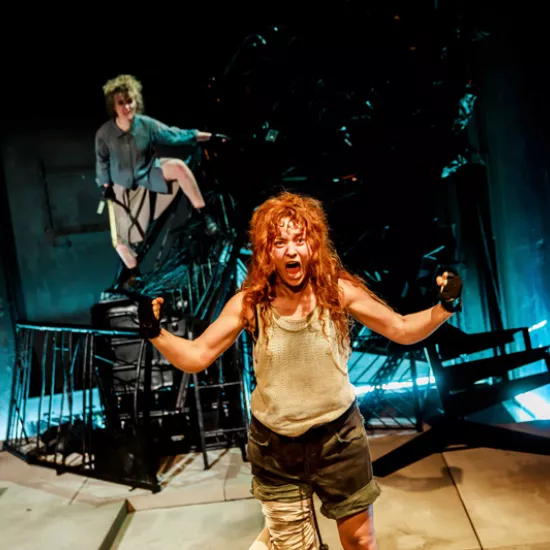 zdjęcie ze spektaklu Filoktet, fot. Krzysztof Bieliński