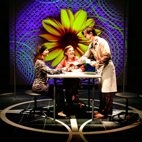 zdjęcie ze spektaklu Lew na ulicy, fot. Szymon Lenkowski