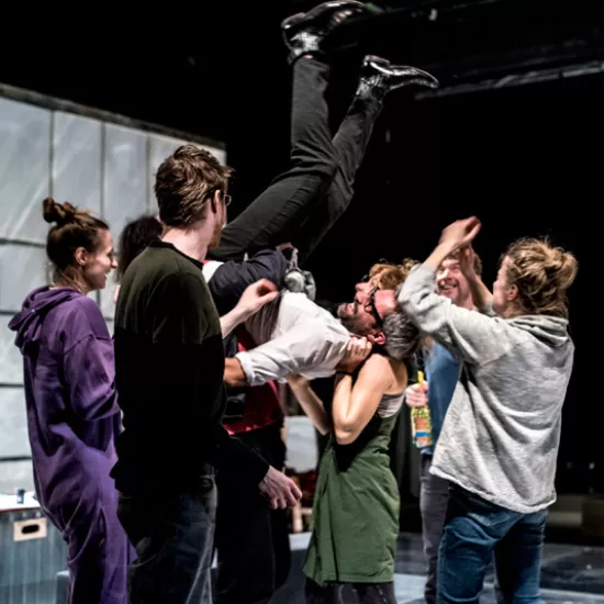 zdjęcie ze spektaklu Idioci, fot. Greg Noo-Wak 