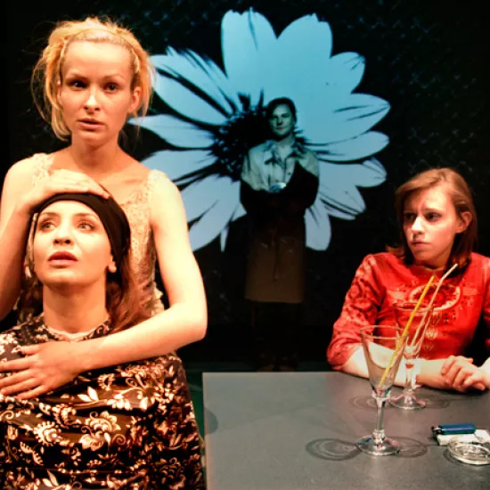 zdjęcie ze spektaklu Lew na ulicy, fot. Szymon Lenkowski