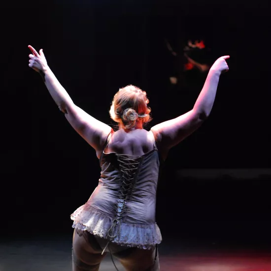 zdjęcie ze spektaklu Balkon, fot. Greg Noo-Wak