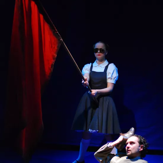 zdjęcie ze spektaklu Balkon, fot. Greg Noo-Wak