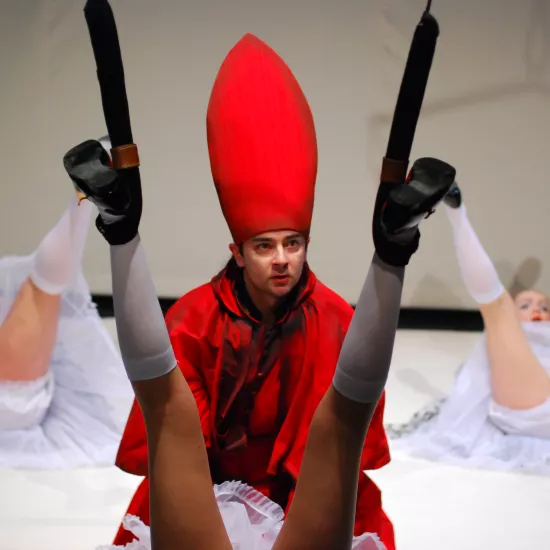 zdjęcie ze spektaklu Balkon, fot. Greg Noo-Wak