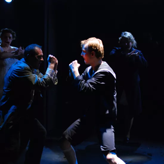 zdjęcie ze spektaklu Balkon, fot. Greg Noo-Wak