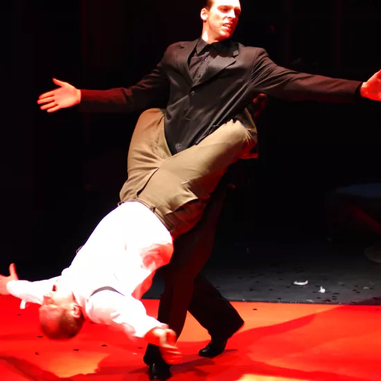 zdjęcie ze spektaklu Balkon, fot. Greg Noo-Wak