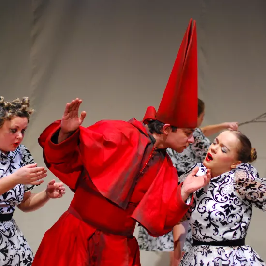 zdjęcie ze spektaklu Balkon, fot. Greg Noo-Wak