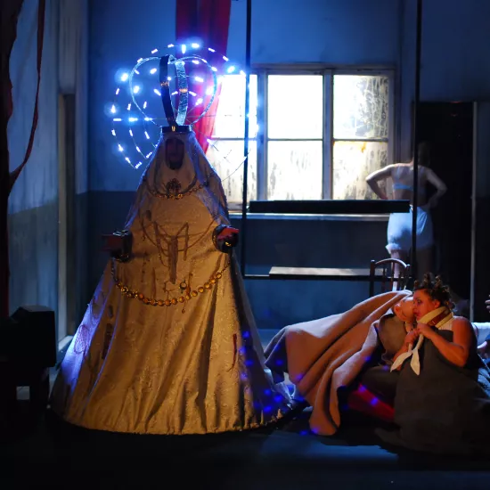 zdjęcie ze spektaklu Balkon, fot. Greg Noo-Wak