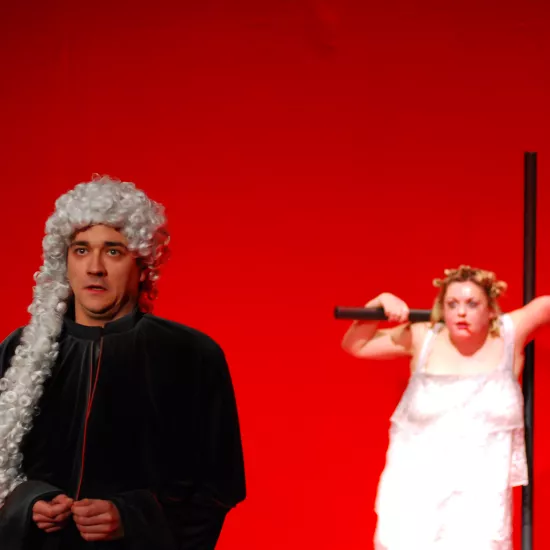 zdjęcie ze spektaklu Balkon, fot. Greg Noo-Wak