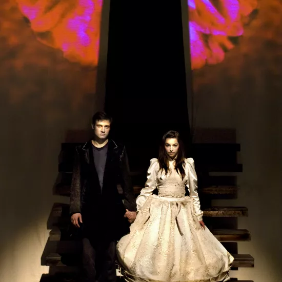 zdjęcie ze spektaklu Dybuk, fot. Katarzyna Brewińska