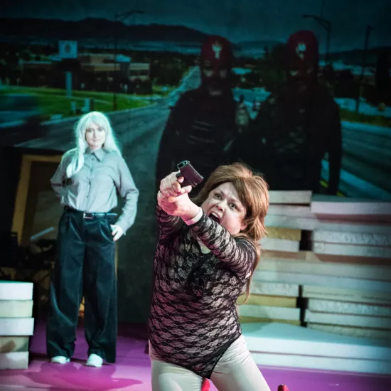 zdjęcie ze spektaklu Bang Bang, fot. Magda Hueckel 