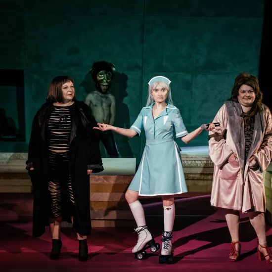 zdjęcie ze spektaklu Bang Bang, fot. Magda Hueckel 