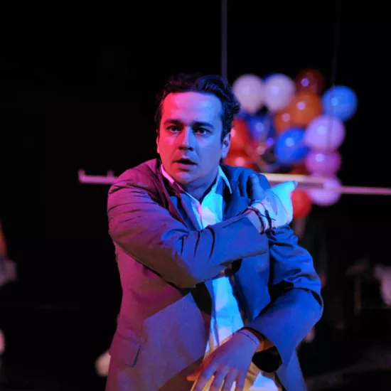 zdjęcie ze spektaklu Jajo węża, fot. Greg Noo-Wak 