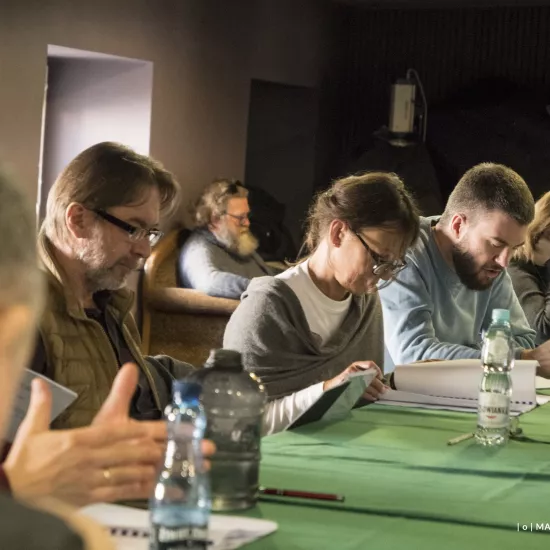 Gwałtu, co się dzieje!, próba stolikowa, fot. Marcin Nowak