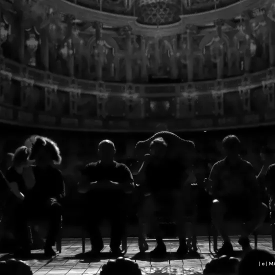 próba na scenie, fot. Marcin Nowak