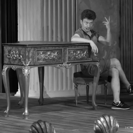 próba na scenie, fot. Marcin Nowak