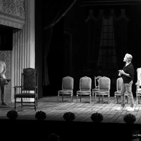 próba na scenie, fot. Marcin Nowak