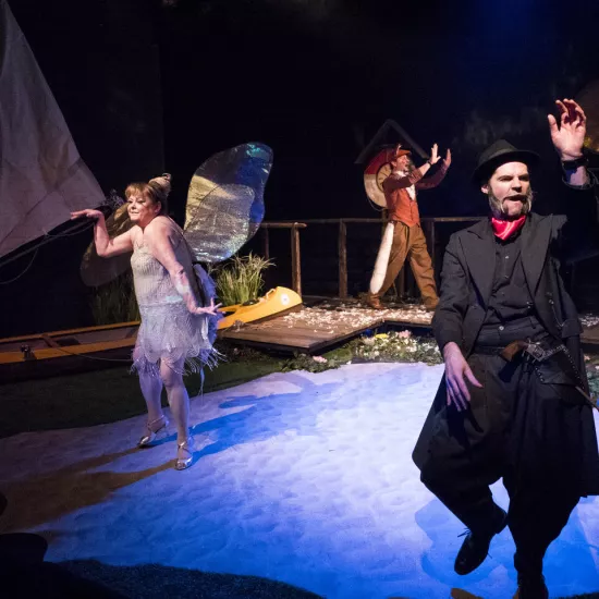 Izabela Noszczyk, Marcin Włodarski, Karol Puciaty, spektakl „Tylko jeden dzień", fot. Marcin Nowak