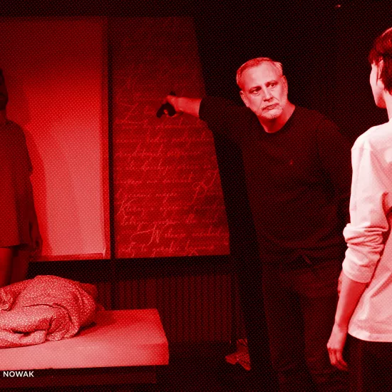 Próba do spektaklu „Morderstwo w hotelu", fot. Marcin Nowak