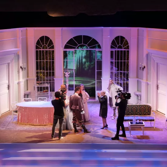 próba medialna spektaklu „Świętoszek", fot. Alicja Miśkiewicz