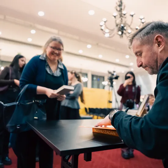 Spotkanie z Serhijem Żadanem/Зустріч із Сергієм Жаданом